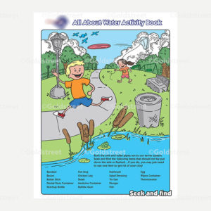 Public Outreach - Public Awareness - Kids Toilet Trash Activity Book