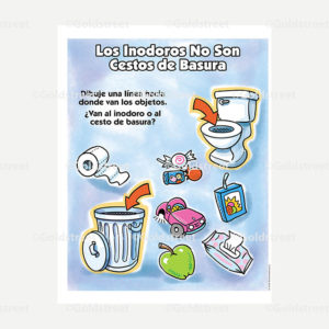 Public Outreach - Public Awareness - Wastewater Kids Matching 1-3 Spanish